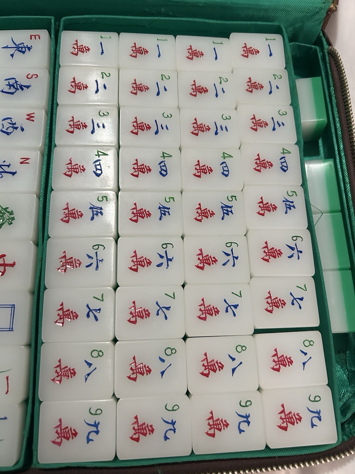 Vintage 1940s – 1950’s Hand Carved Mahjong Set