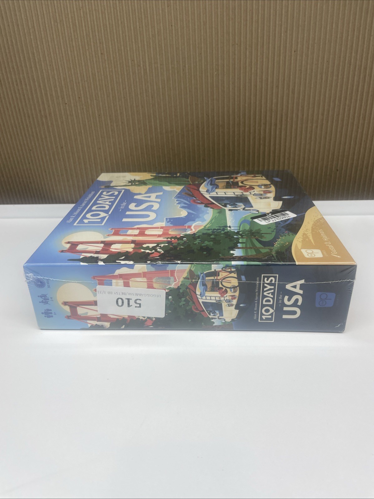 10 Days in the USA Board Game The OP Games Family Adult & Kids New Sealed