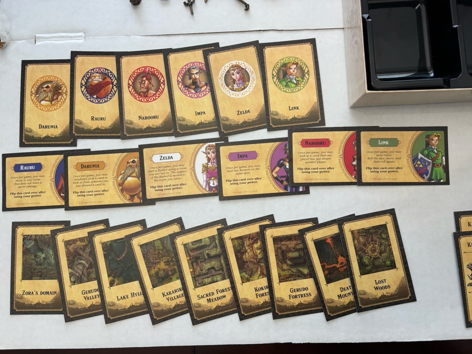The Legend Of Zelda Collector’s Edition CLUE Board Game Complete