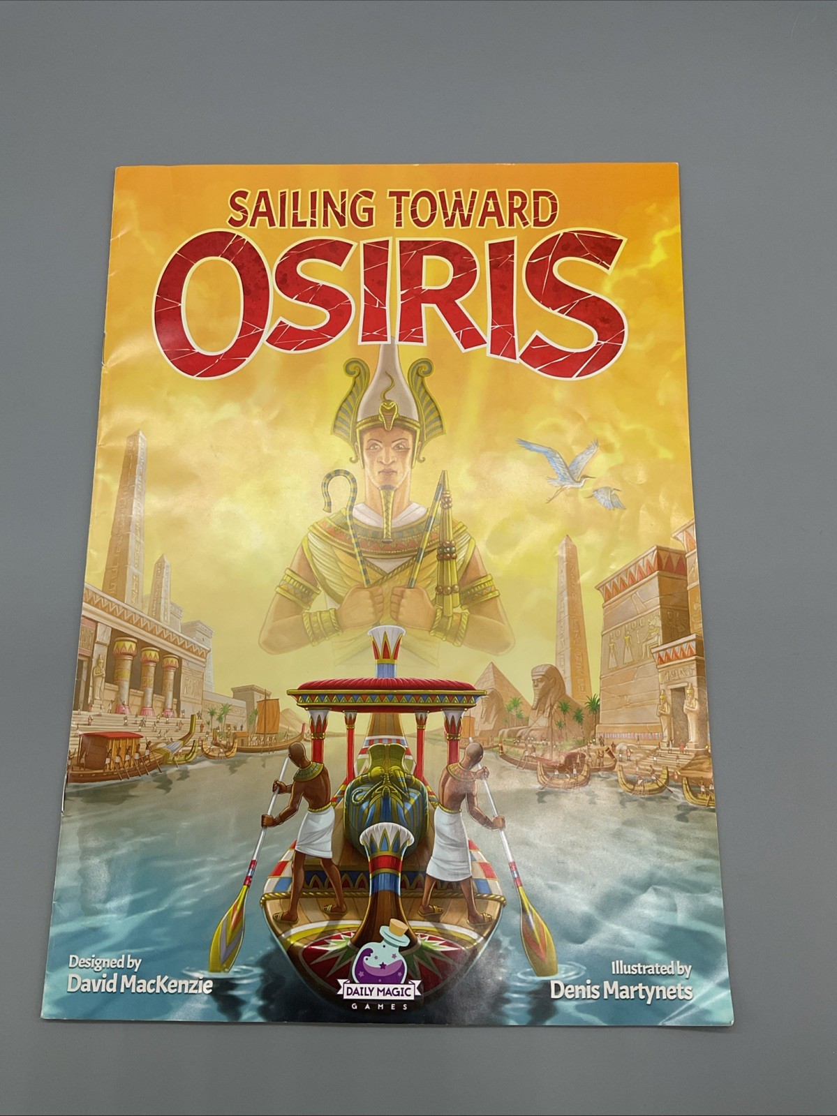 2018 Sailing Toward Osiris Strategy Board Game Daily Magic Games COMPLETE
