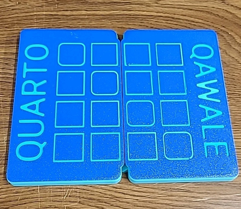 QAWALE & QUARTO Game 2-in-1 – 3D Printed – ANY COLORS