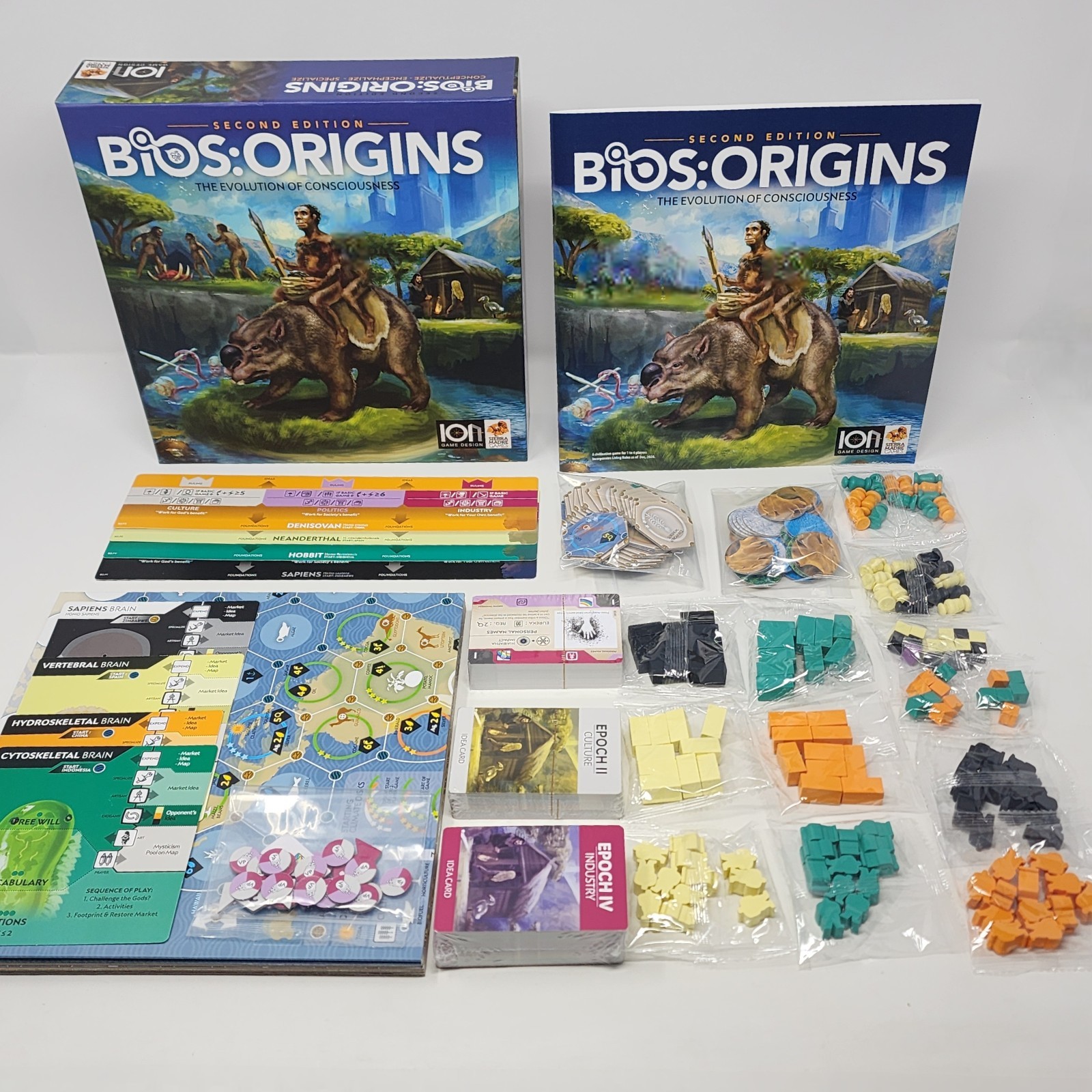 Bios : Origins 2nd Edition by Sierra Madre Games 2020 Ion Games Open Box NEW