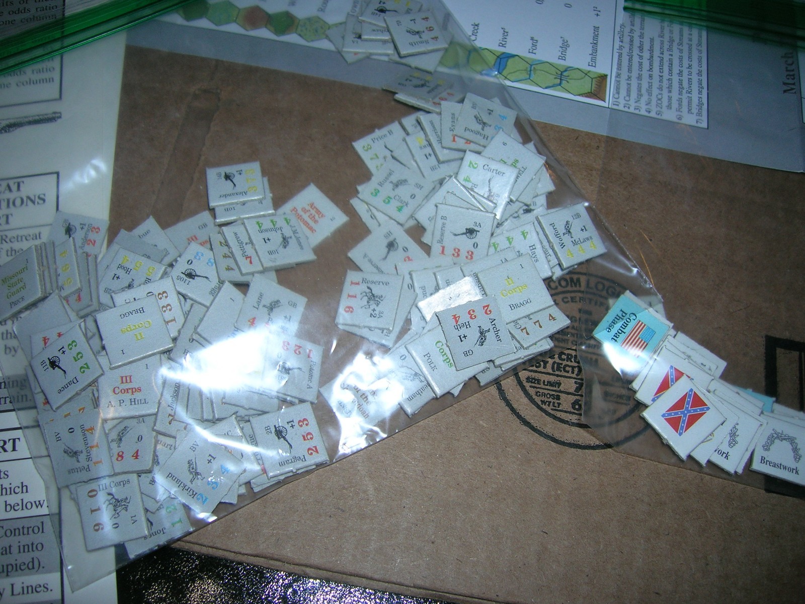 Victory Wargame Across 5 Aprils Bagged Complete ACW 1992