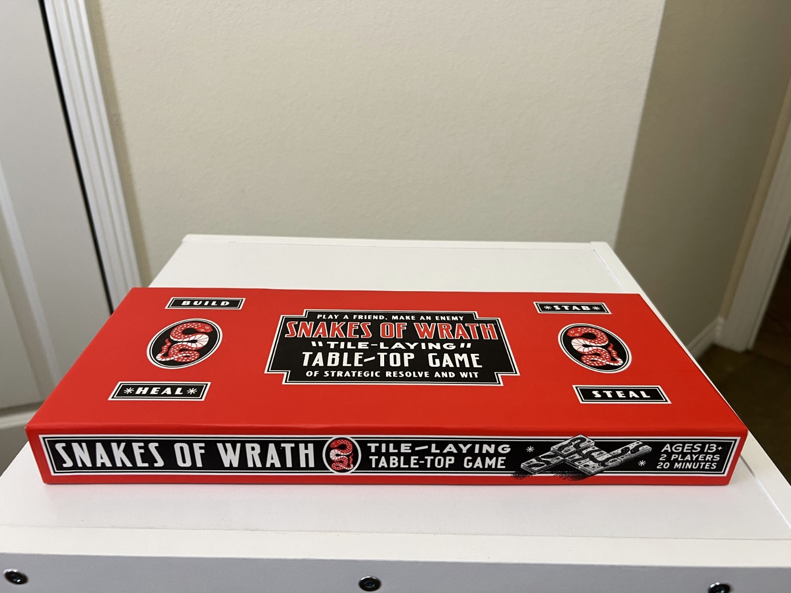Snakes of Wrath Tile Game First Edition – Young Jerks Kickstarter – New Unplayed