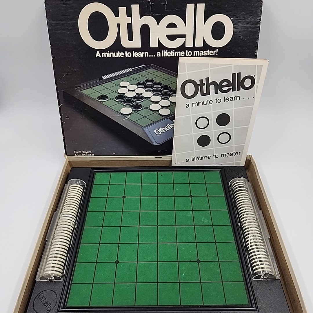Othello Board Game Pressman COMPLETE Instructions Vintage 1990 Classic Strategy