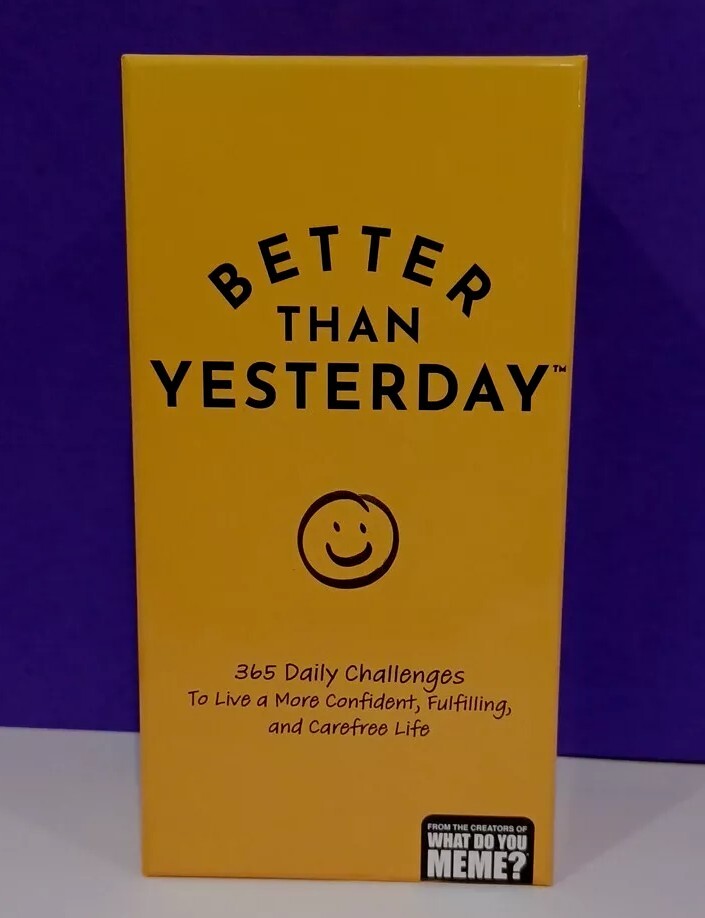 GAME- Better Than Yesterday-365 Daily Challenges-MEME-2022- Pre-owned/ Complete