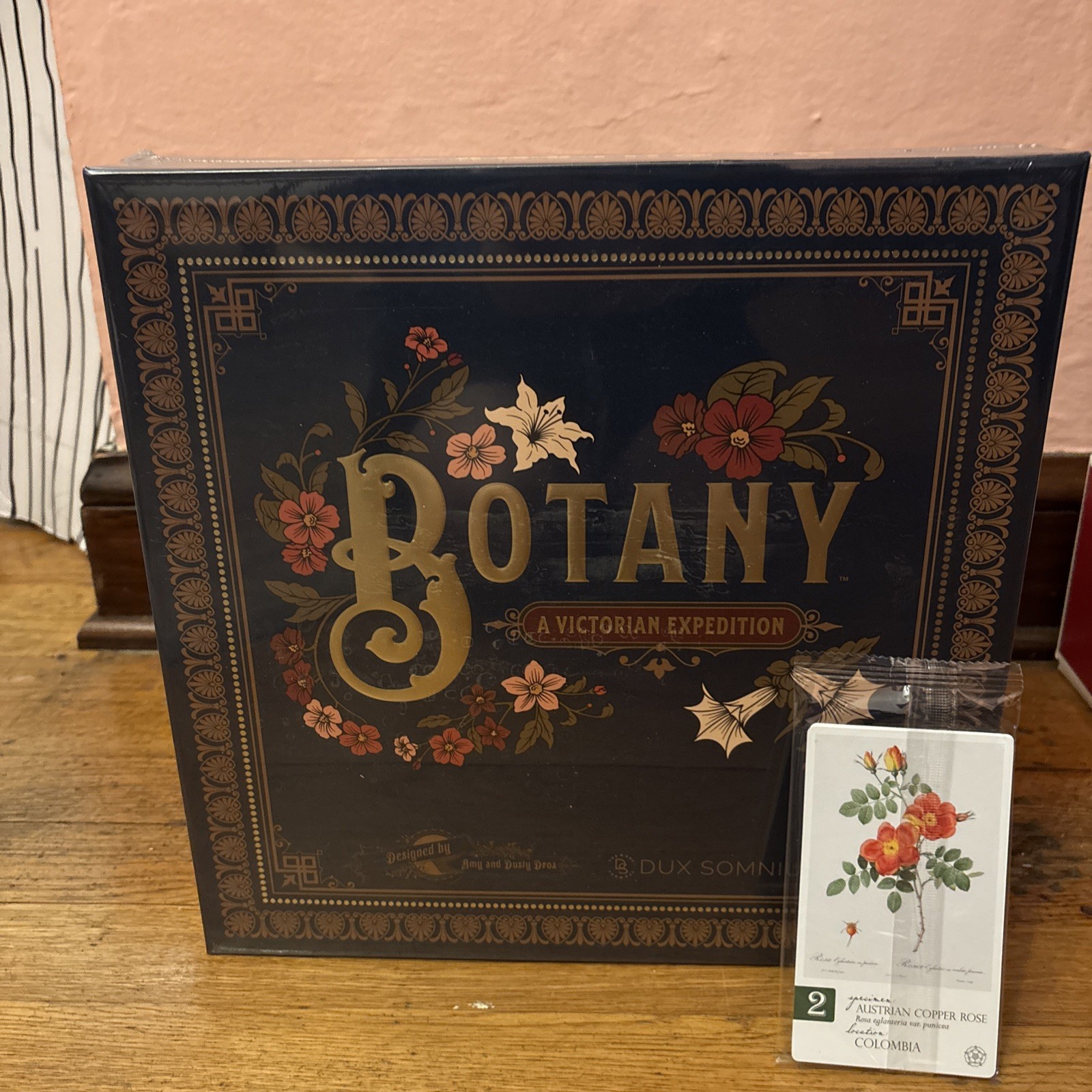 Botany Victorian Expedition Board Game Dux Somnium 2024 NIB + Regal Roses