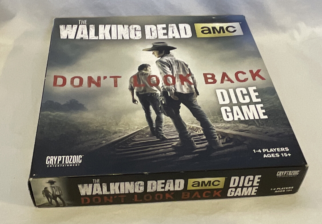 AMC The Walking Dead Don’t Look Back Dice Board Game Complete Clean