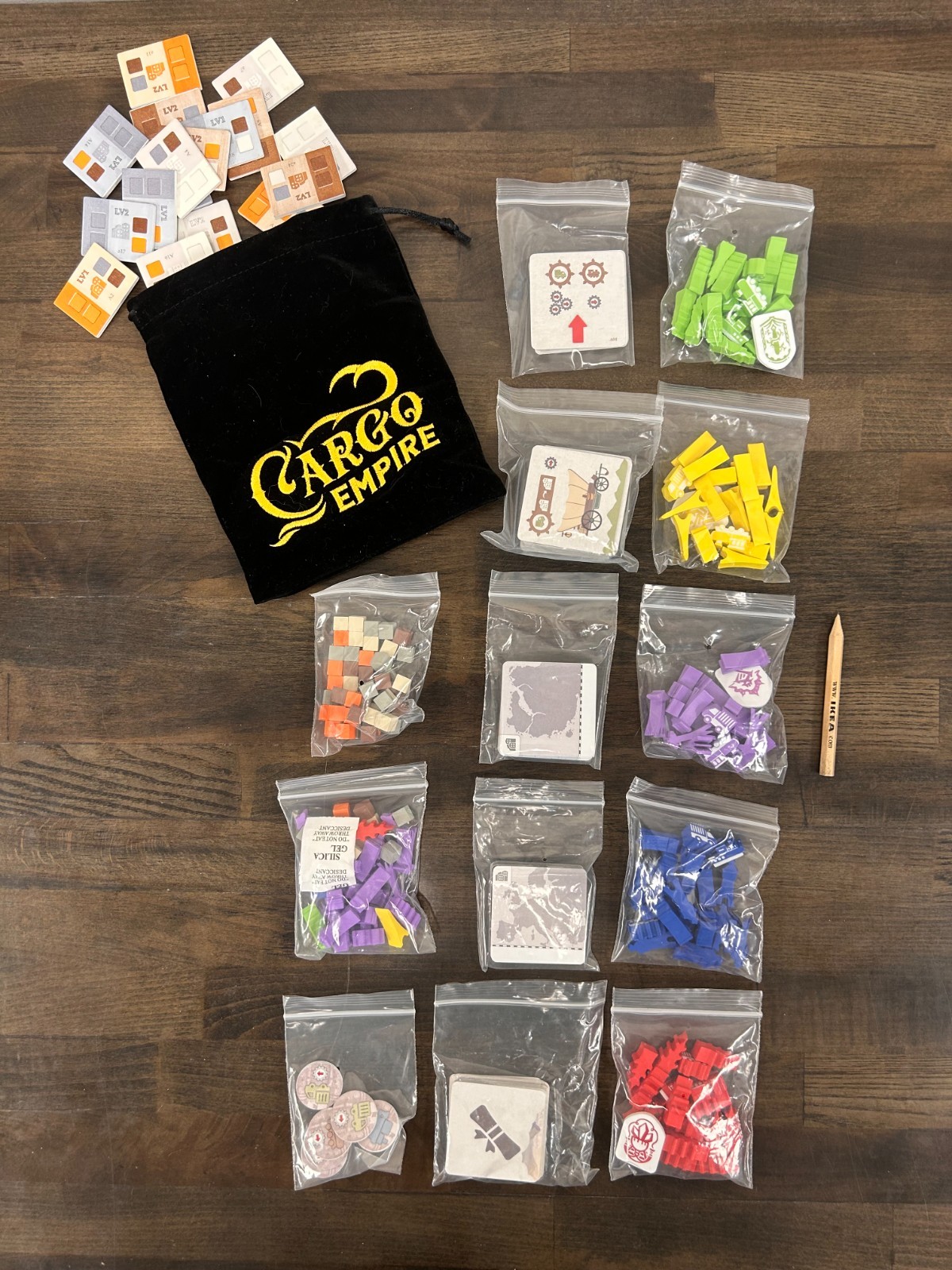 Moaideas – Cargo Empire KICKSTARTER DELUXE + 5th Player Pack – COMPLETE! EX!