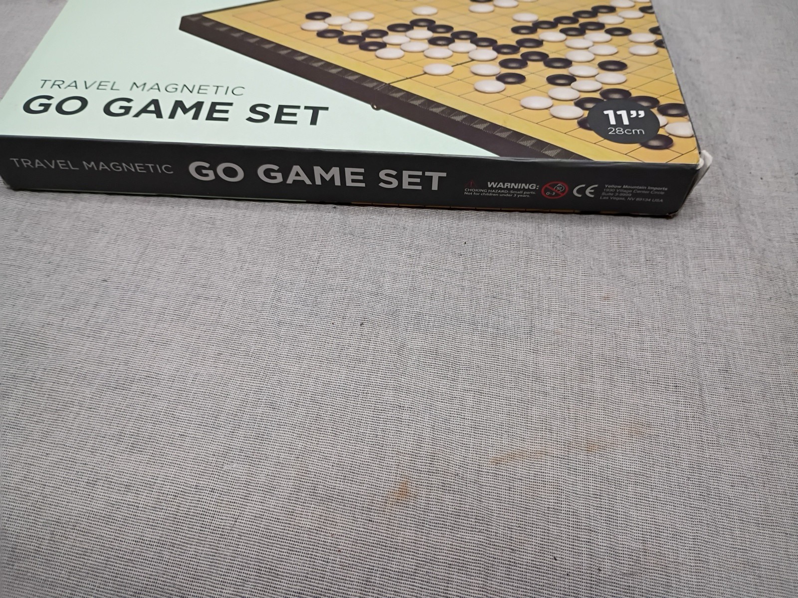 Go Game Set Yellow Mountain Imports 11″ Travel Magnetic 19 X 19