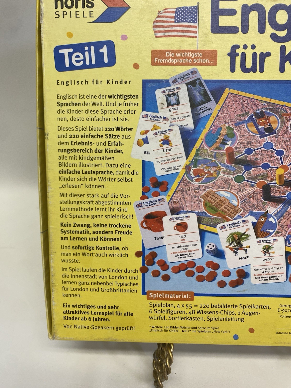 Noris Spiele Englisch fur Kinder German to English Game (New)