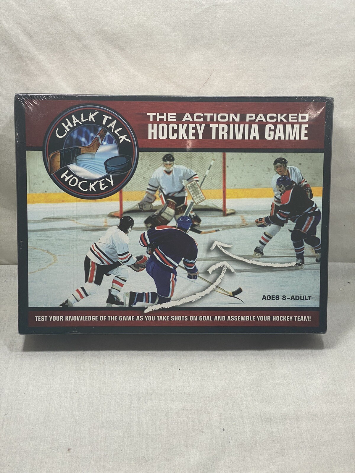 Official CHALK TALK HOCKEY Trivia Board Game FACTORY SEALED NEW 2004