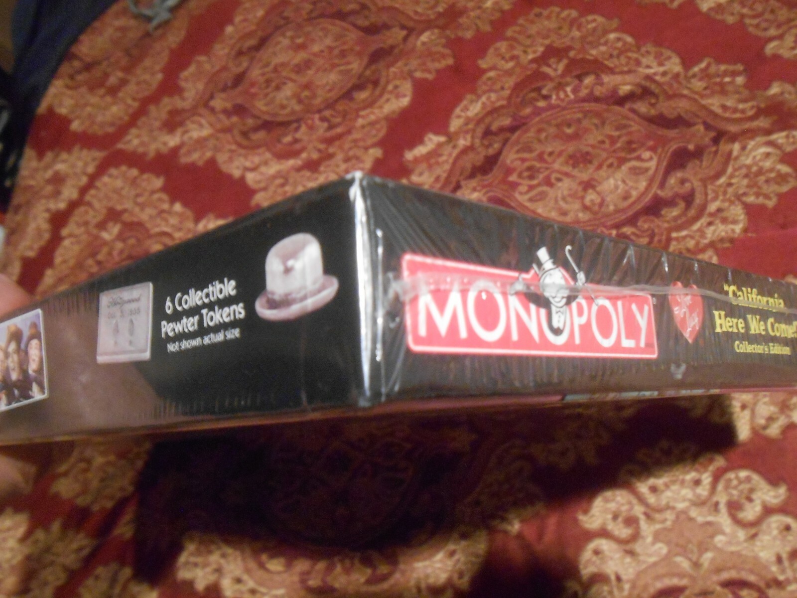 MONOPOLY I Love Lucy California Here We Come Board Game (has 6 collector tokens)