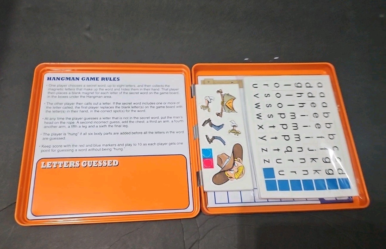 Take N Play Anywhere Board Game Hangman New Opened Box