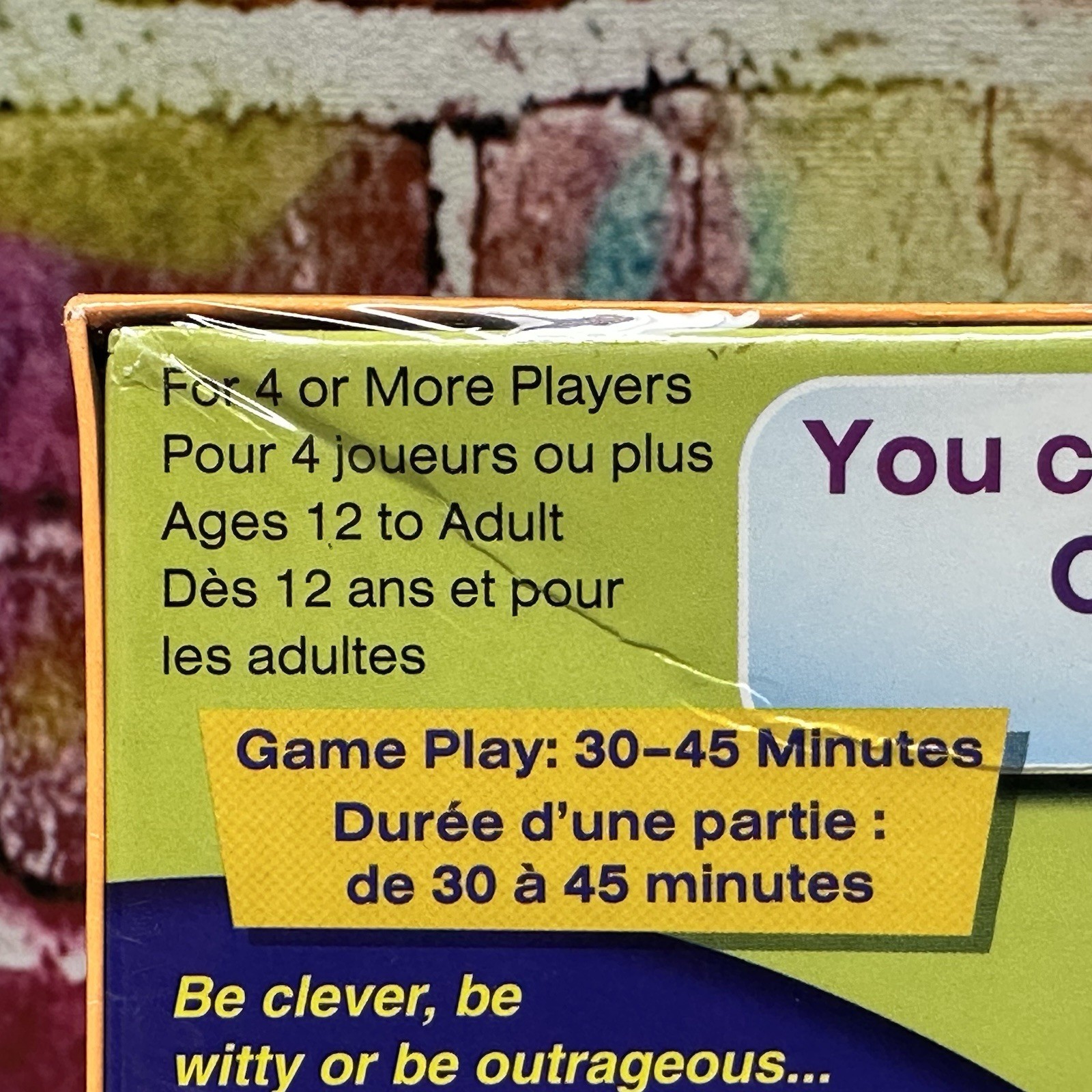 PATCH What’s Yours Like? Game Ages 12-Adult Fun Family Party Game Laughs NEW!