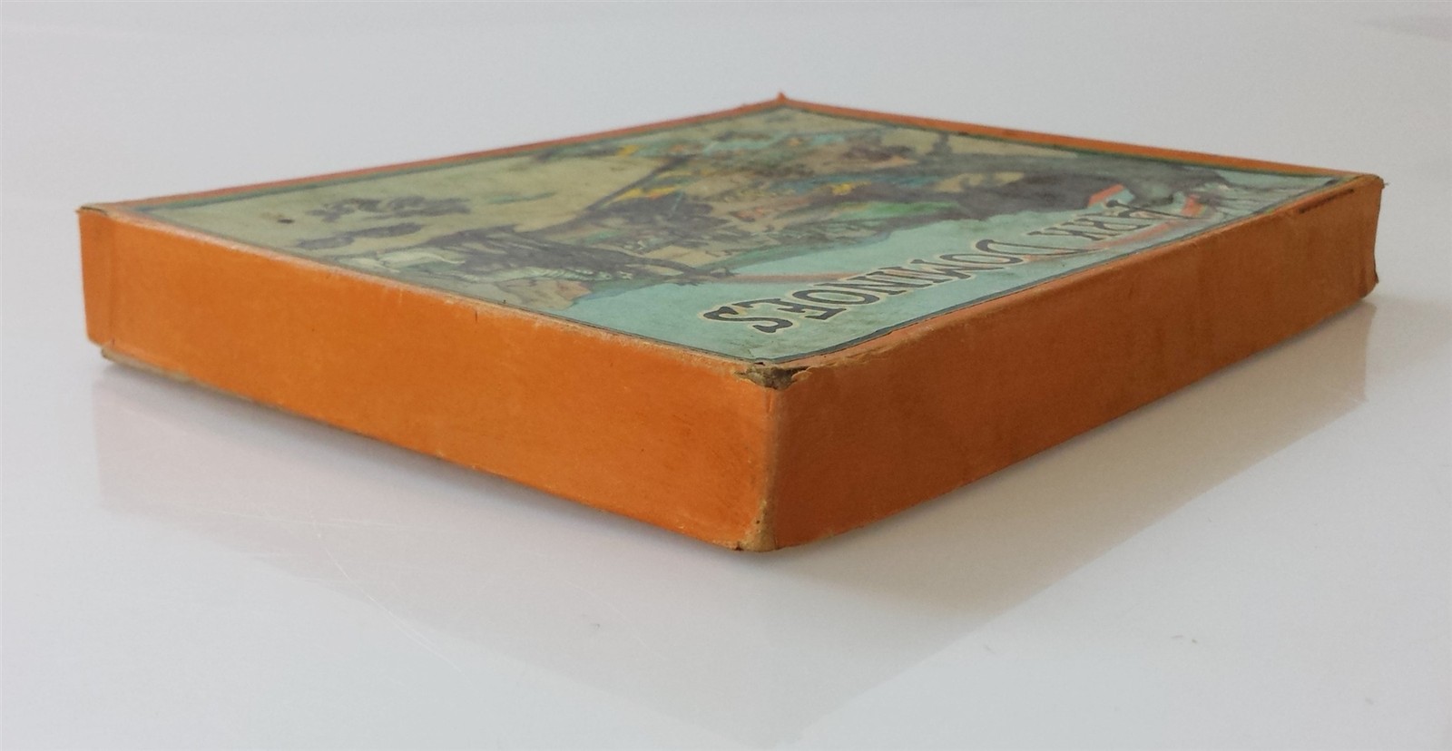antique ARK DOMINOES noah wilder mfg usa toy bible animal early 1900s