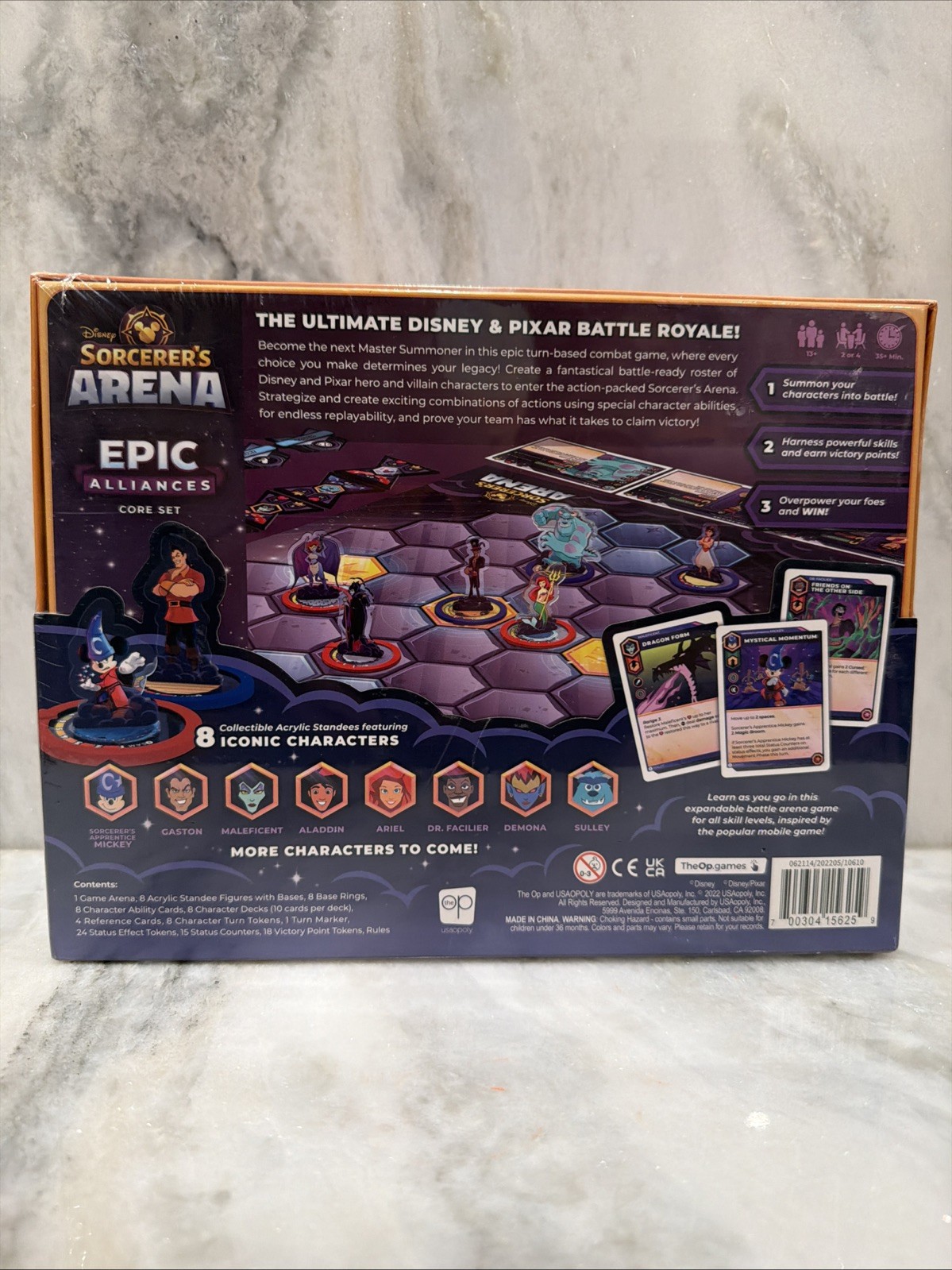 Disney Sorcerer’s Arena EPIC Alliances Core Set Board Game USAopoly NEW