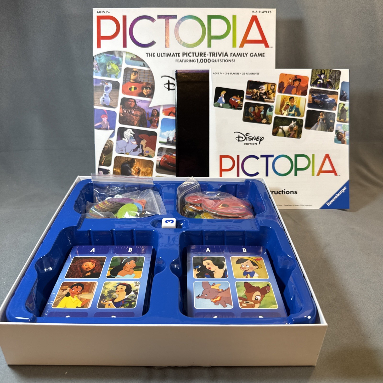 Pictopia Disney Edition, Ultimate Picture Trivia Game Ravensburger New Open Box