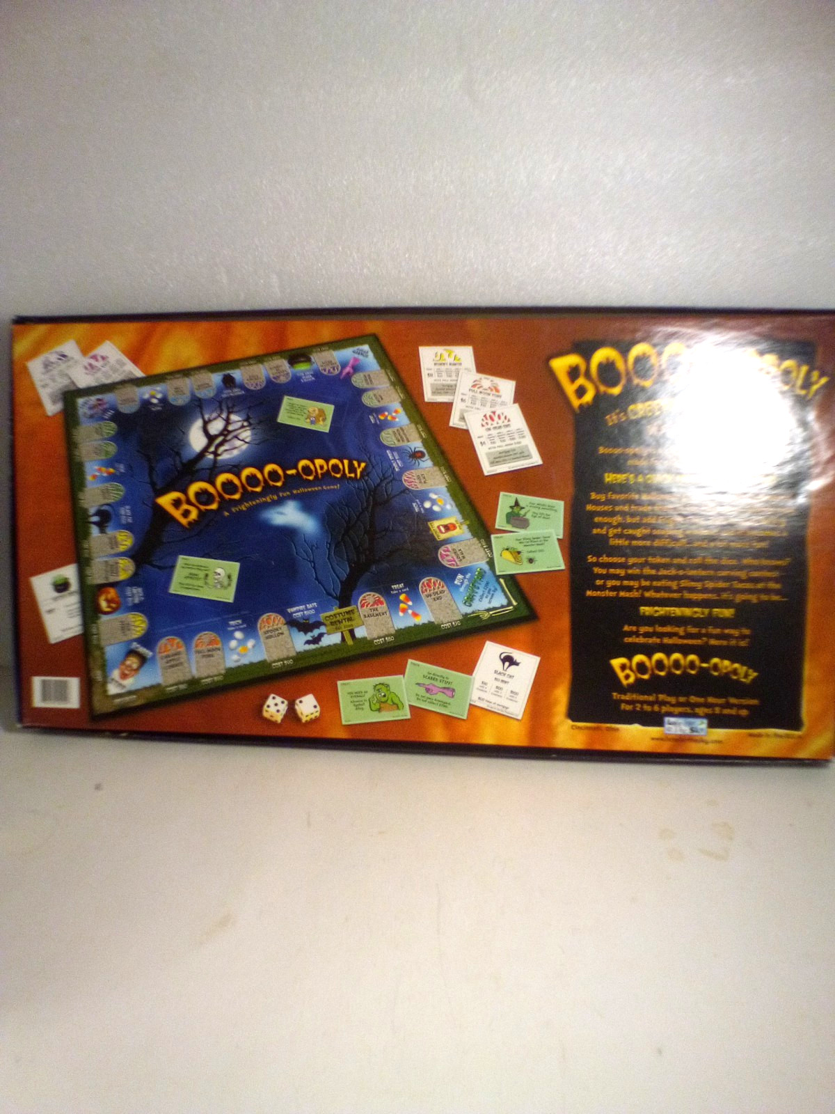 Boooo-Opoly Board Game Halloween- By Late For The Sky, Complete , 2-6 Players