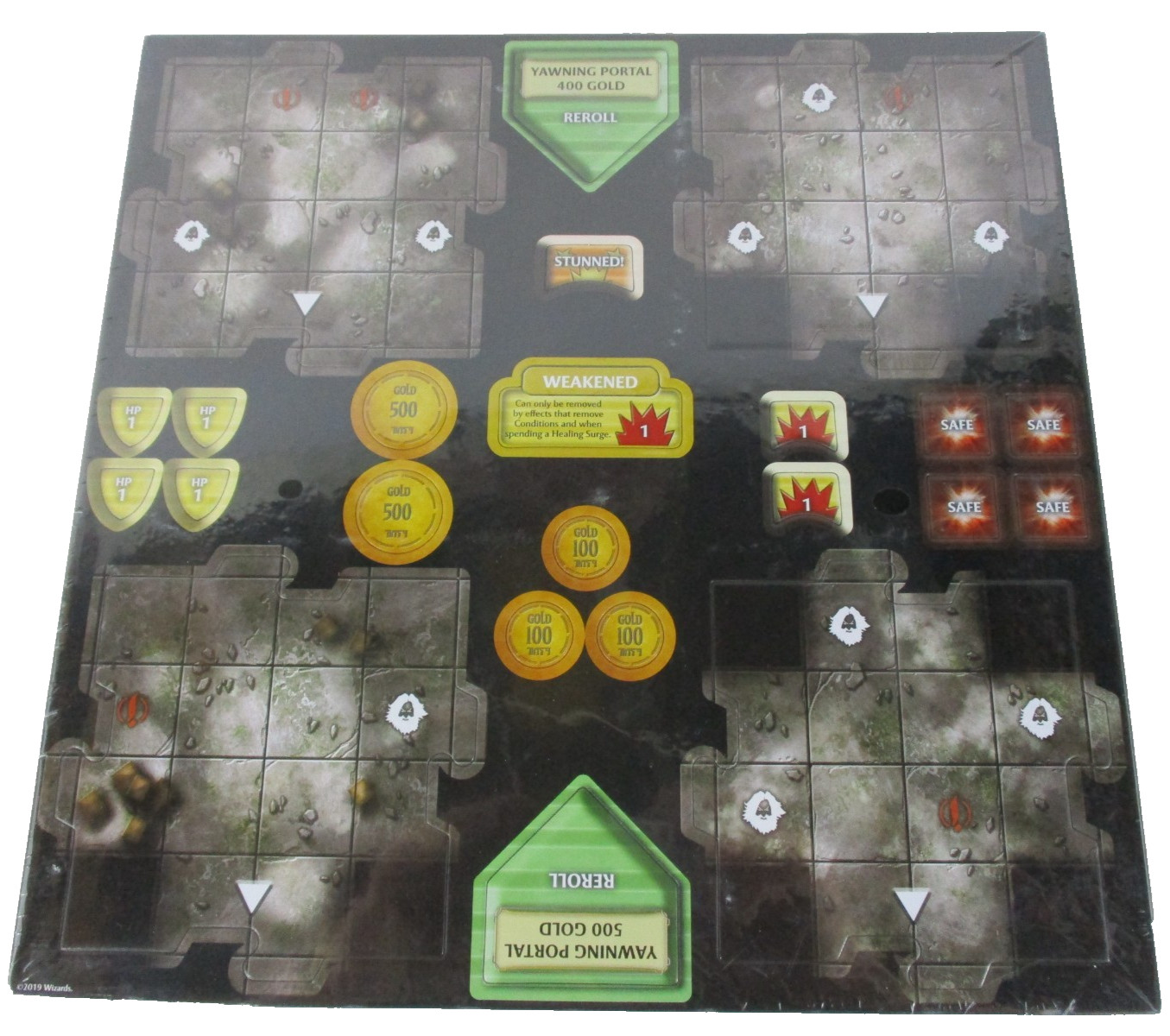 d&d DUNGEON OF THE MAD MAGE Board Game TILES & TOKENS Sealed NEW!!