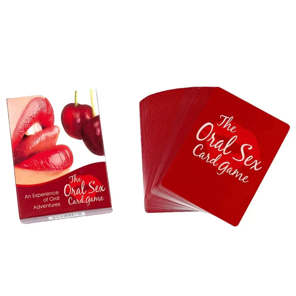 Oral Sex Card Game Adult Couples Fun Foreplay Game Couples Party Card Game -New