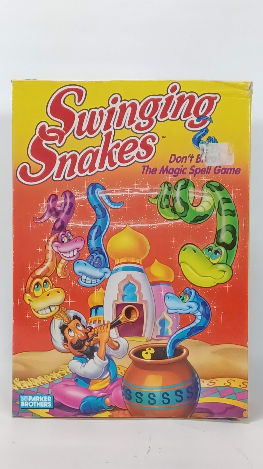 SWINGING SNAKES 1993 Vintage Parker Brothers Board Game (1 Red Snake Missing +)