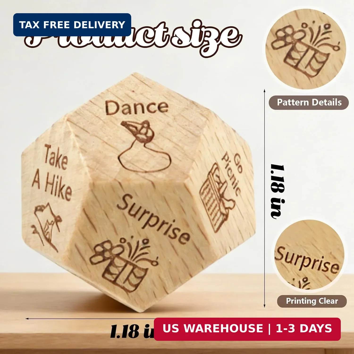 Activity Dice Couple Date Night Dice Ideas Gifts for Men Women Activity Decision