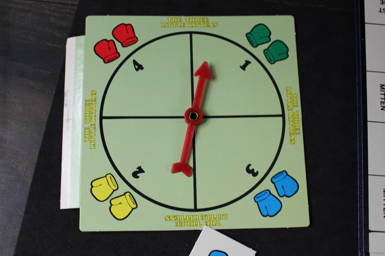 Vintage Board Game – Three Little Kittens Game – Complete – Cadaco – Ages 4-10
