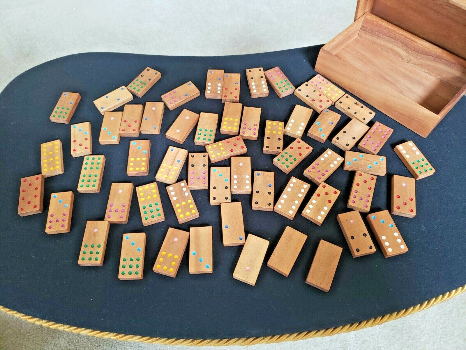 Dominos game made with Exotic Monkey Pod Wood from Thailand