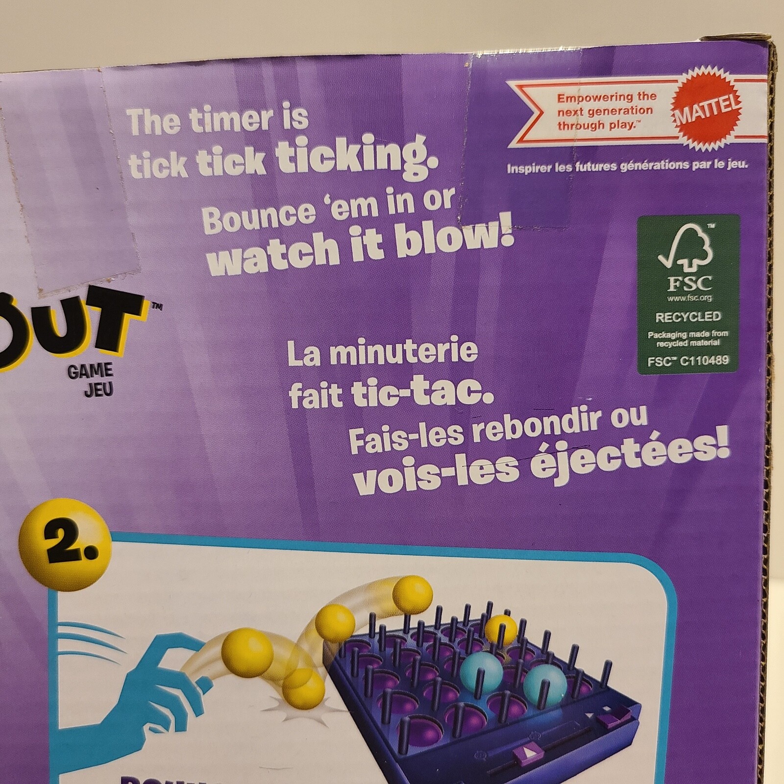 Bounce-Off Pop-Out Party Game. No Batteries Required by Mattel Games.