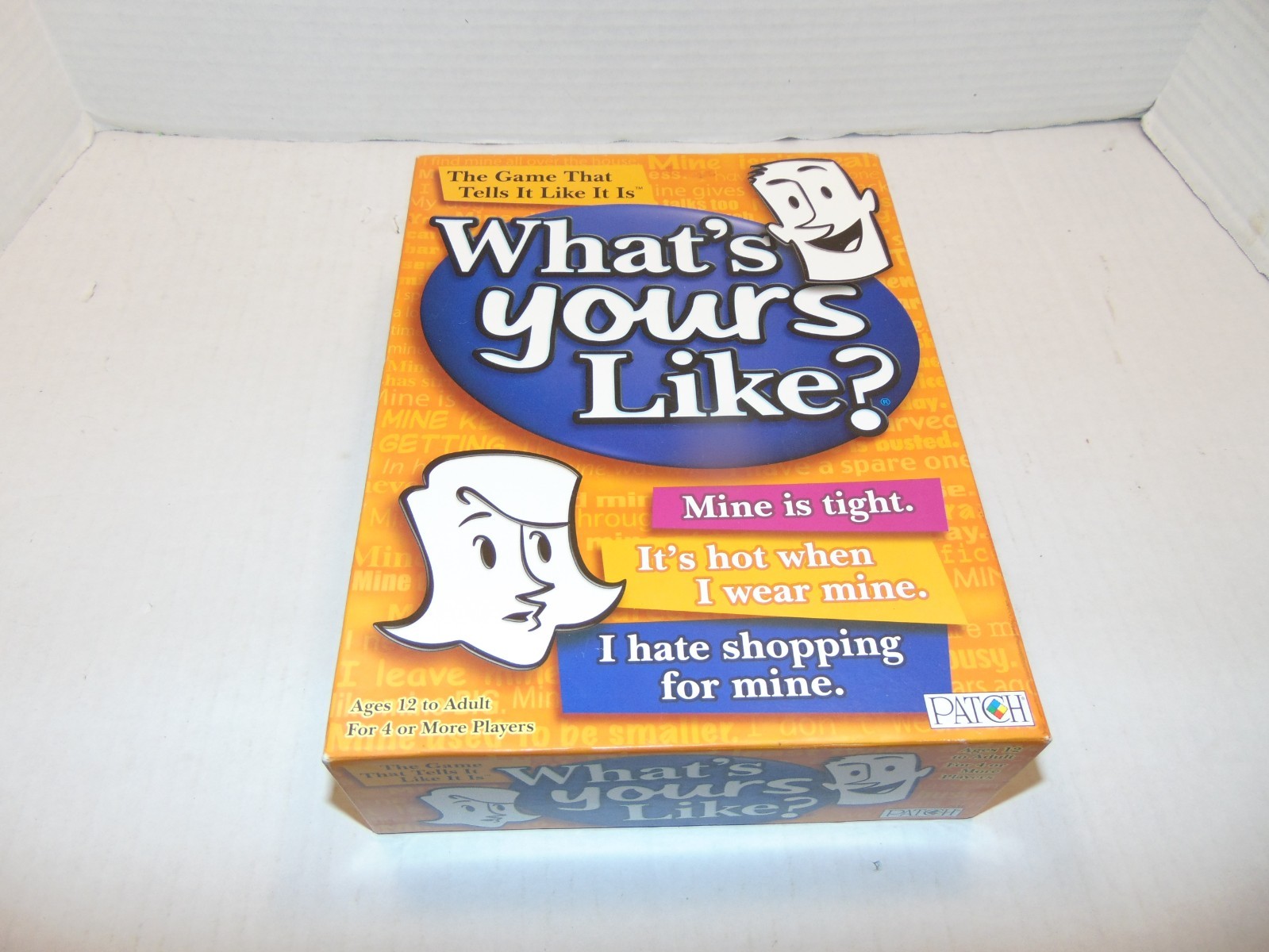 What’s Yours Like? Family Party Board Game Funny 2007