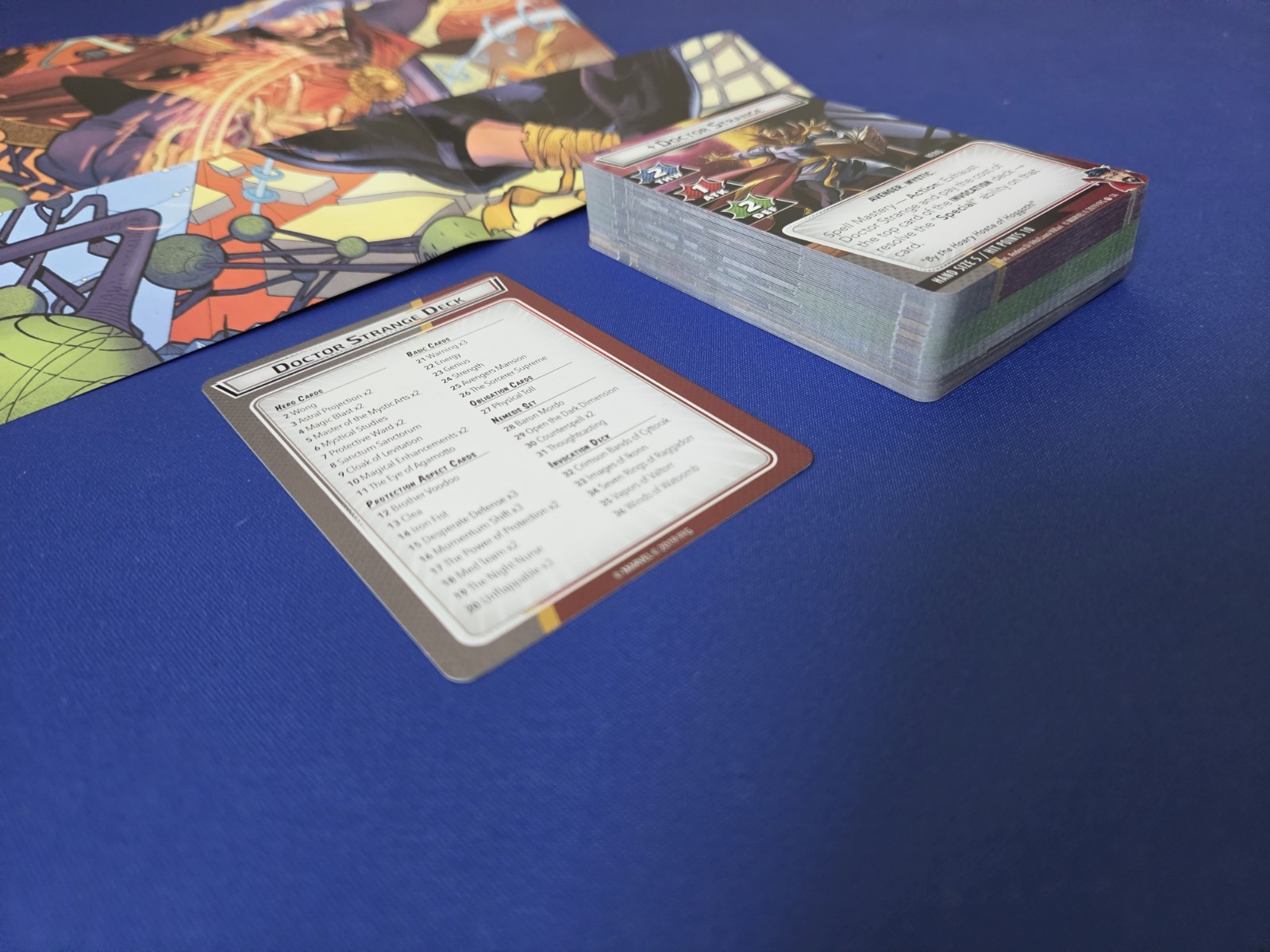 Marvel Champions LCG Doctor Strange Hero Pack COMPLETE FFG – No Box