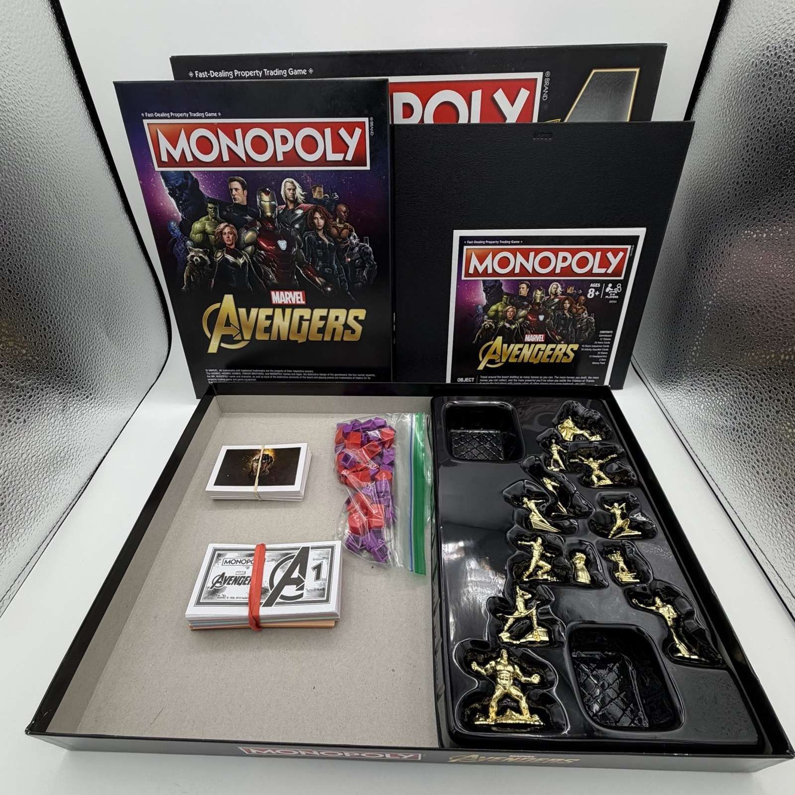 Monopoly Marvel Avengers CIB Hasbro Gaming 2018 MCU The First Ten Years 8+