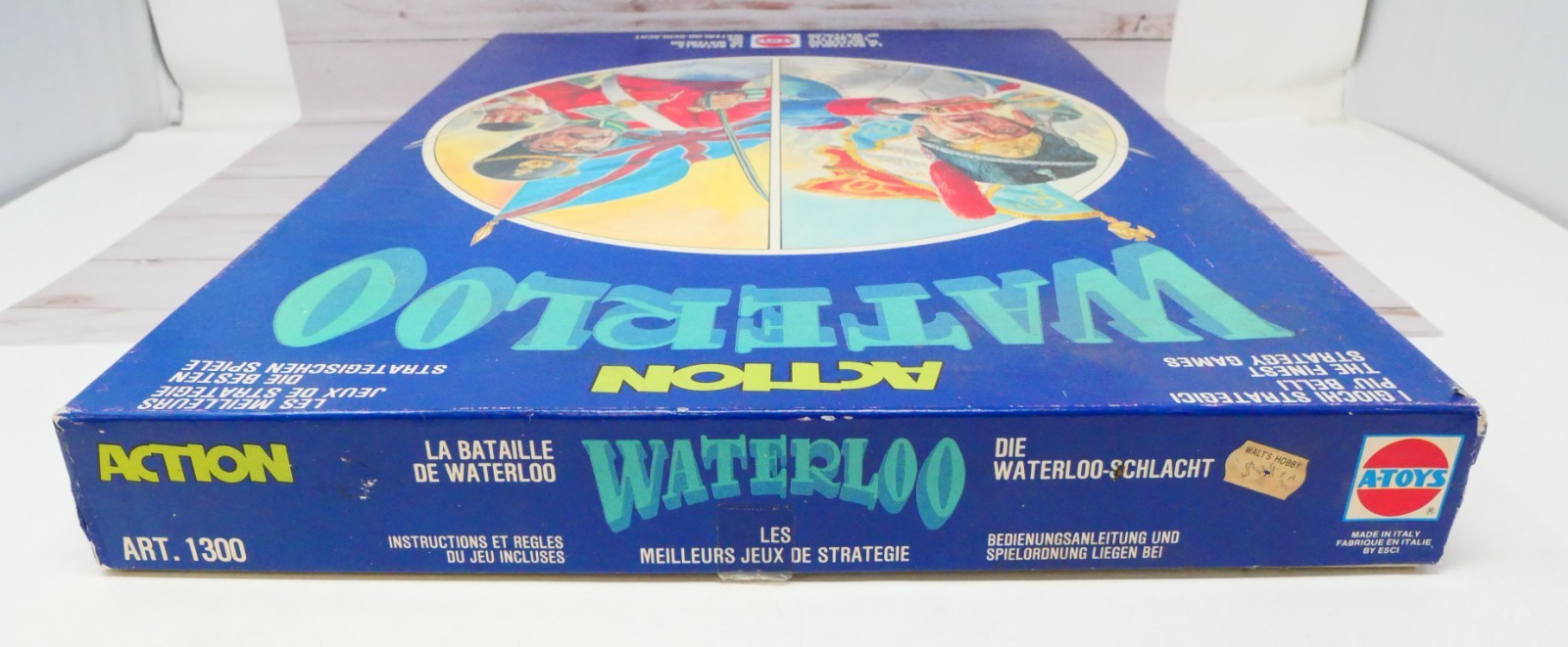 Esci A-Toys 1300 Action Waterloo, The Battle of Waterloo Board Game, Complete