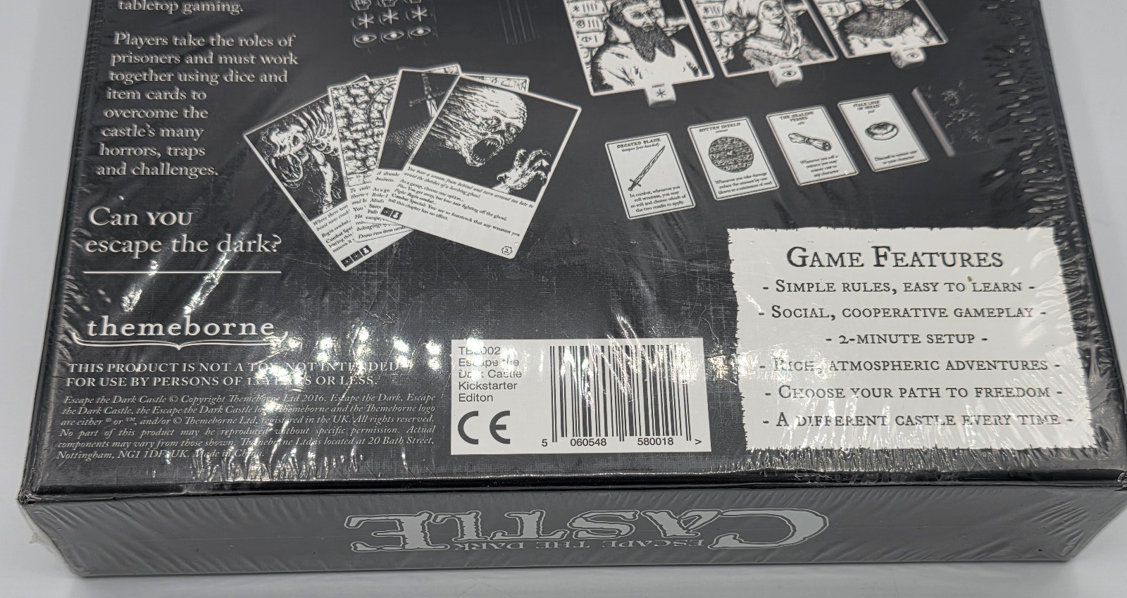 Themeborne Escape The Dark Castle Game Kickstarter Ed. TBL002