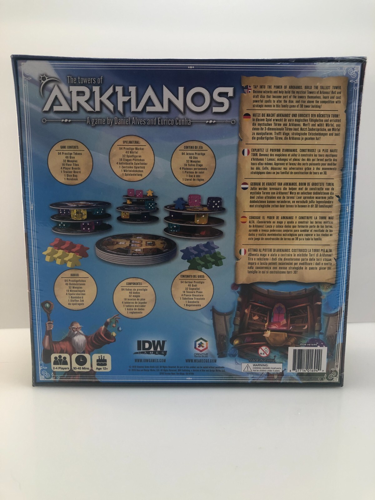 The Towers of Arkhanos Board Game – Brand New, Sealed Game!