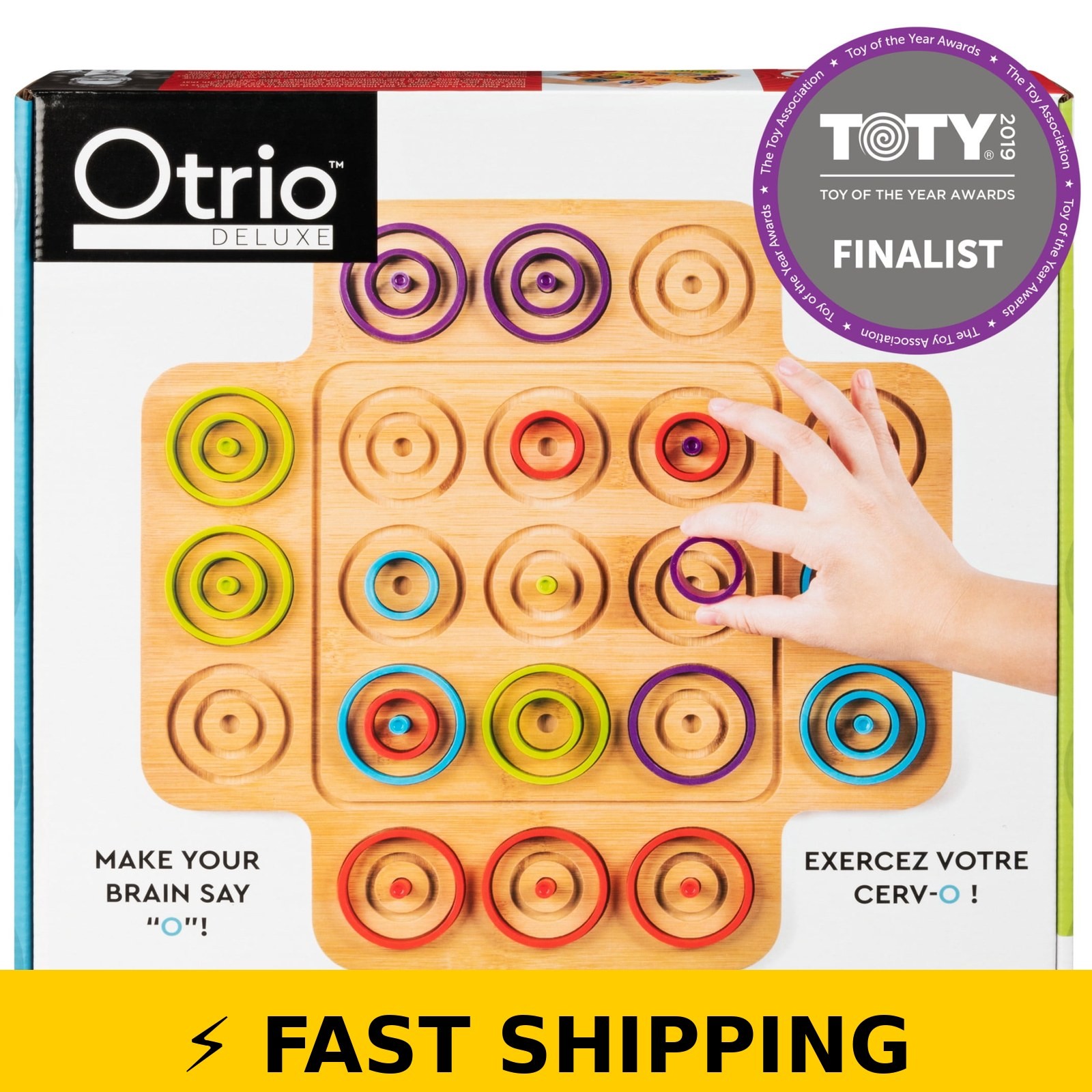 Otrio Board Game by Spin Master – Strategy Game for Ages 8 & Up