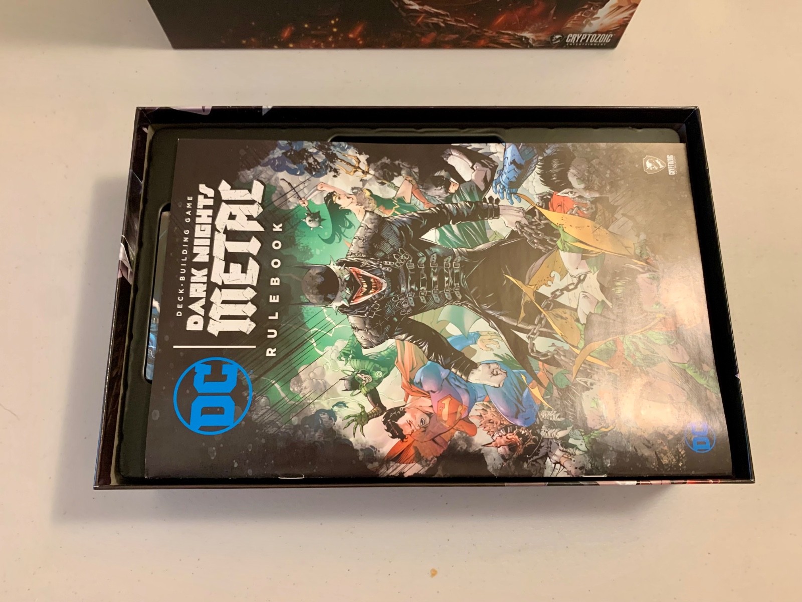 DC Dark Nights Metal Deck-Building Game Cryptozoic – Complete