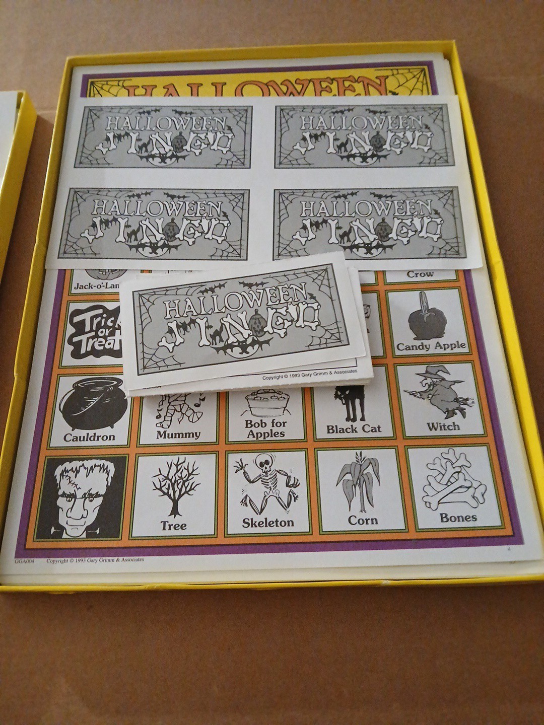 Lot of 2 Jingo Bingo Style Classroom Education Games CHRISTMAS AND HALLOWEEN
