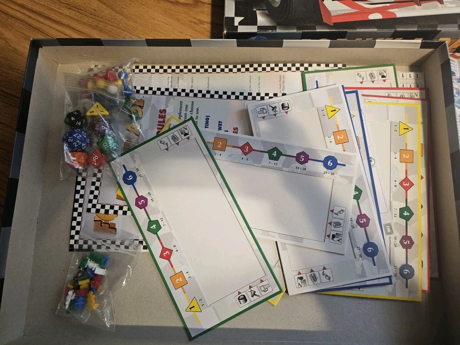 Vintage Formula DE Board Game Euro Games F1 Racing 100% Complete