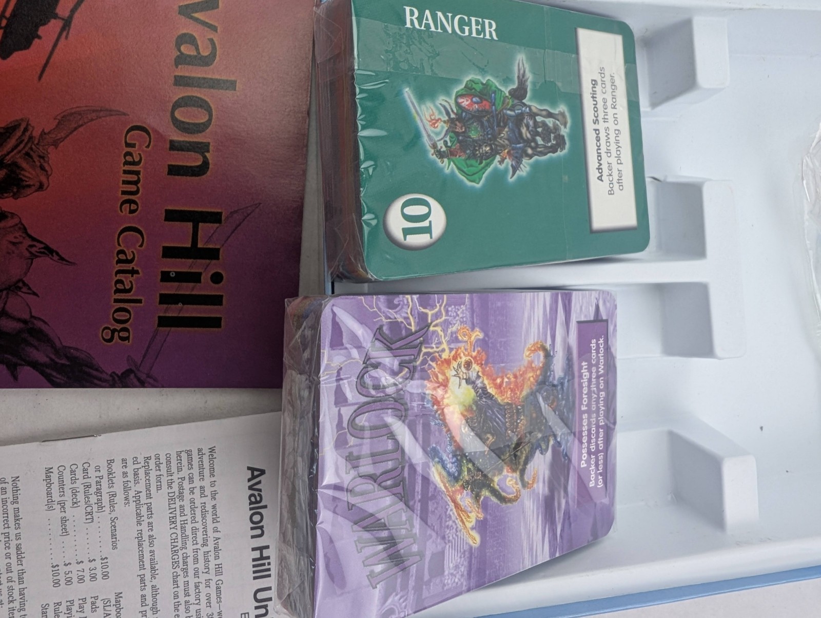 Titan: The Arena – Board Game Avalon Hill 1997 – Open box – Inside Sealed