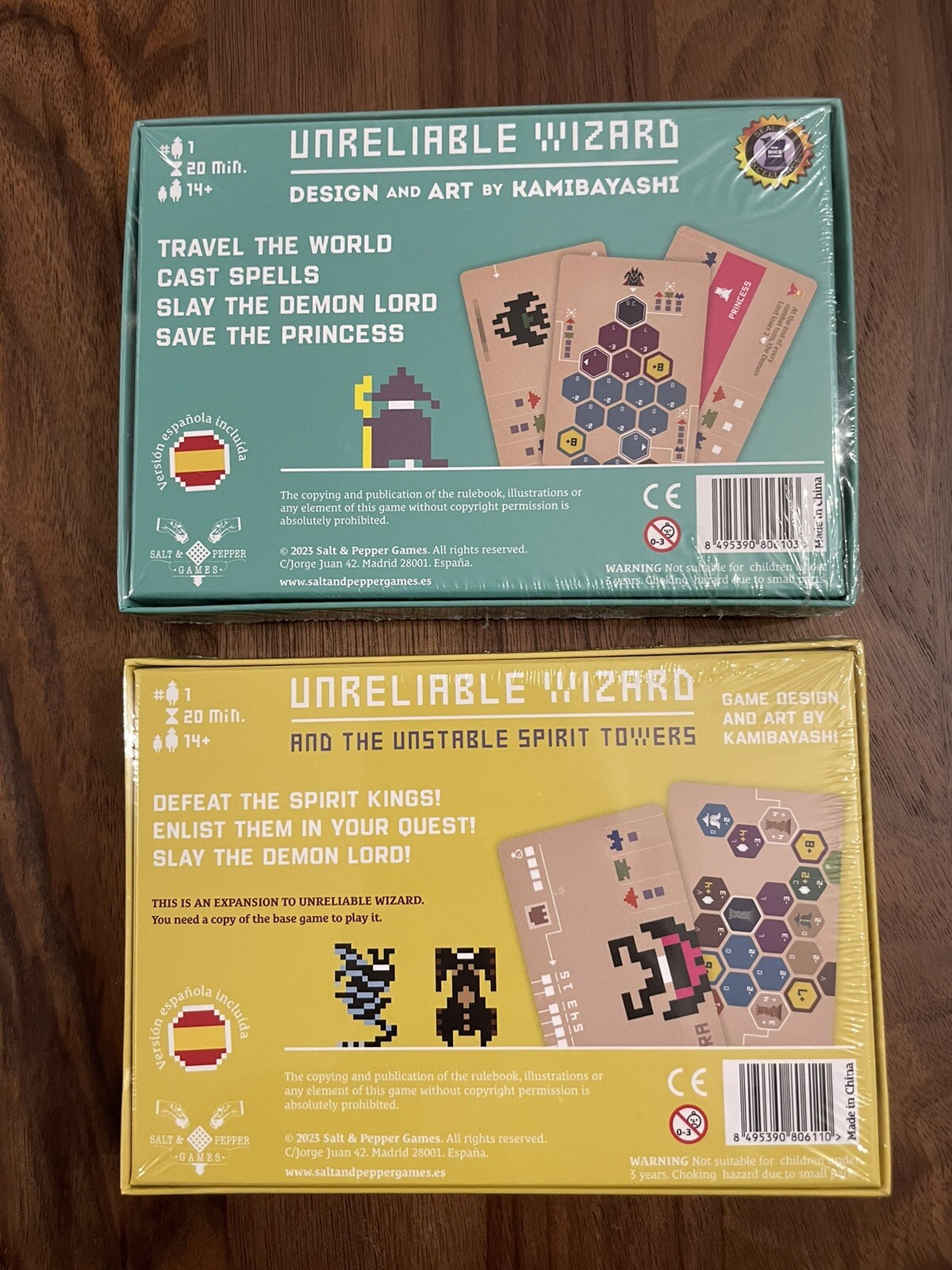 Unreliable Wizard & The Unstable Spirit Towers Exclusive Expansion / Salt Pepper
