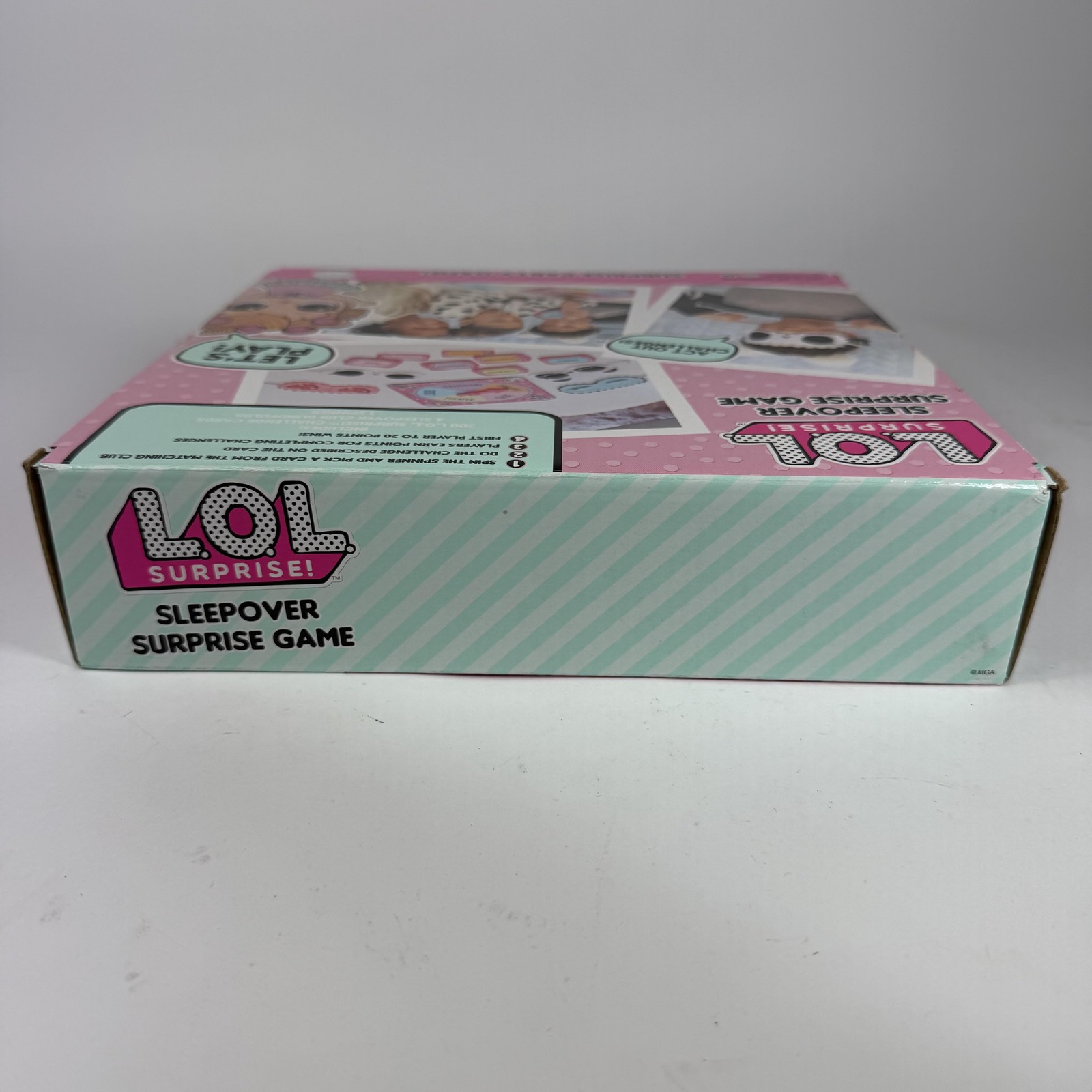 LOL Surprise Sleepover Surprise Pink Complete Game Ages 6+ 2-4 Players MGA