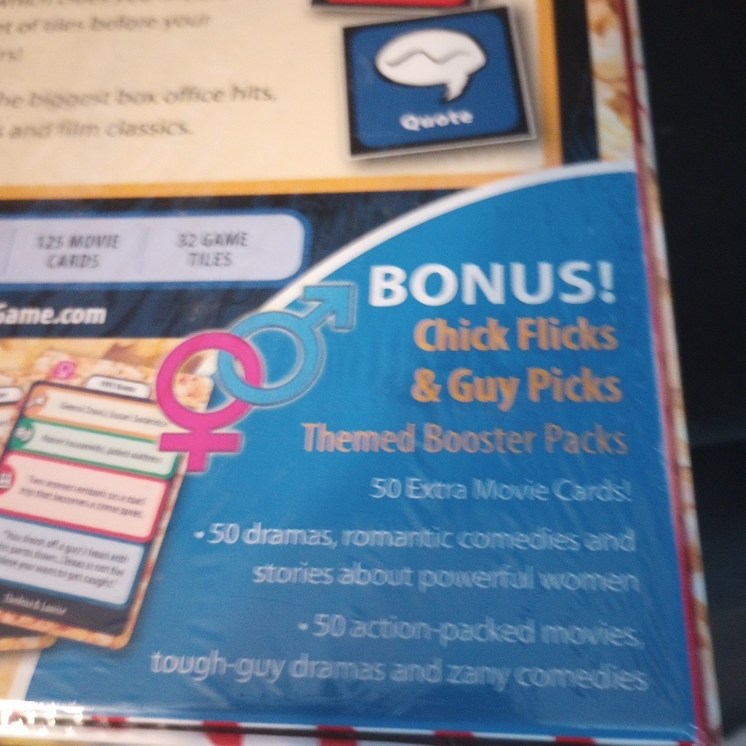 Pass the Popcorn Bonus Booster Packs Chick Flicks & Guy Picks New Sealed