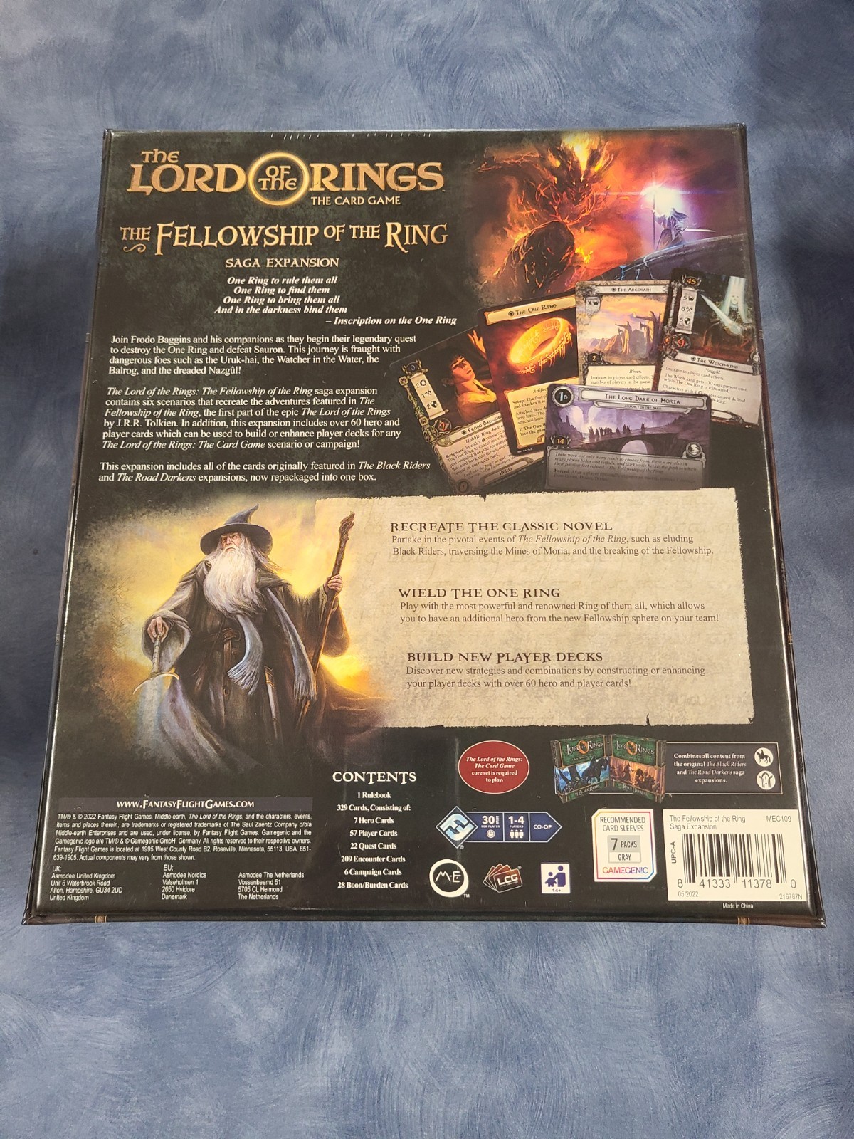 Lord of the Rings card game Fellowship of the Ring Saga expansion oop