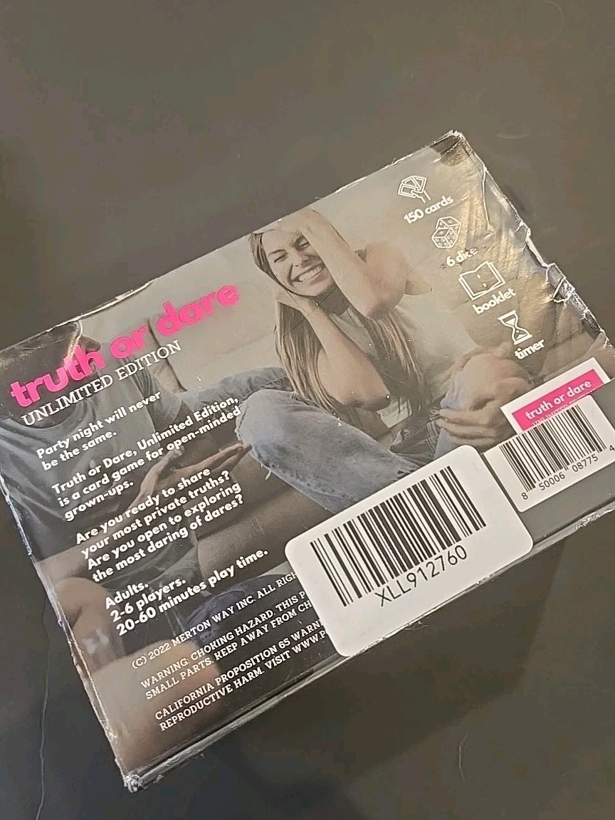 Truth Or Dare Unlimited Edition Adult Couples New In Box 2 To 6 Players (LR-4)