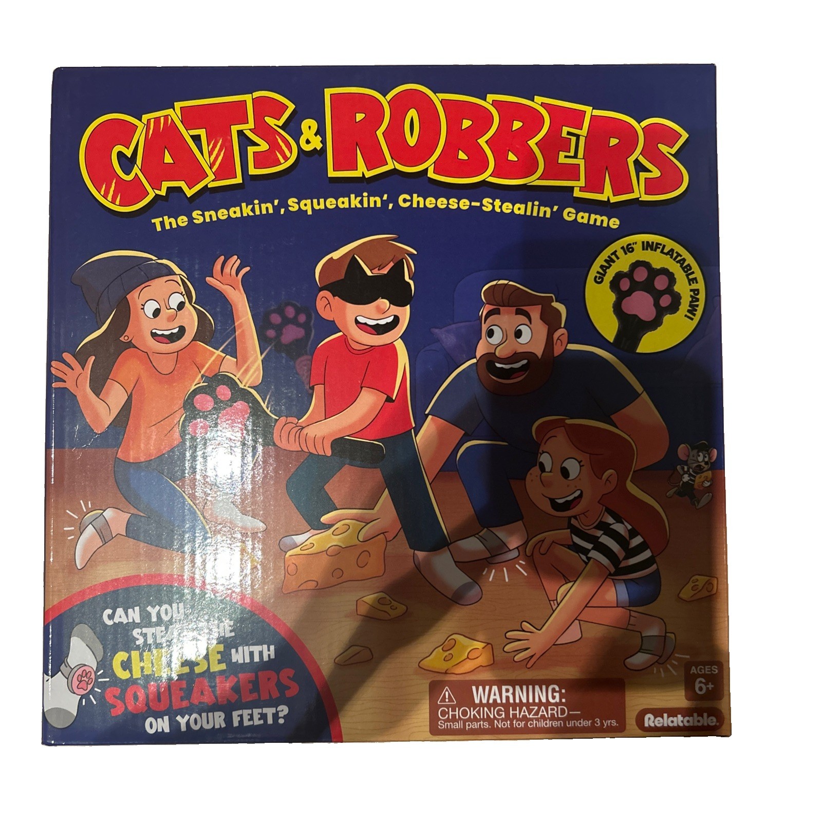Cats & Robbers Family Board Game Ages 6+ New Sealed RELATABLE BRAND