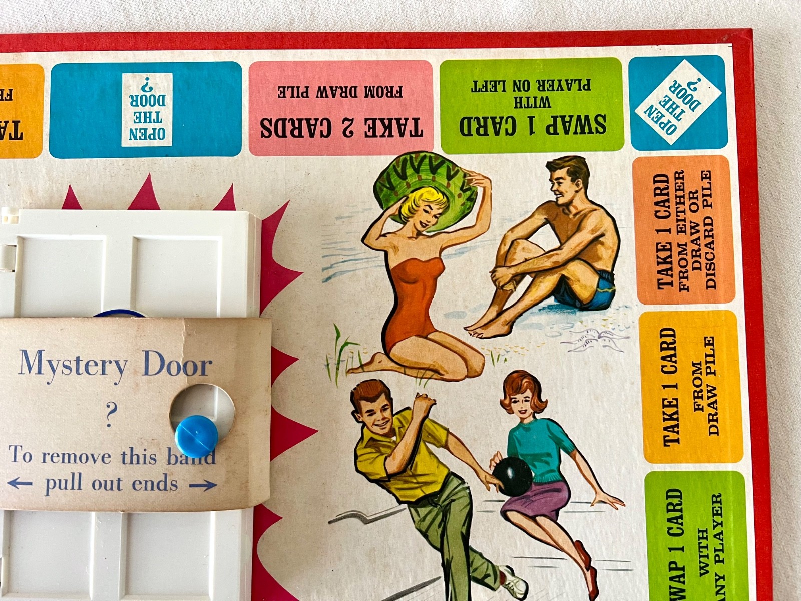 Vintage 1965 Mystery Date Game By Milton Bradley Complete Unused Cards W/Box