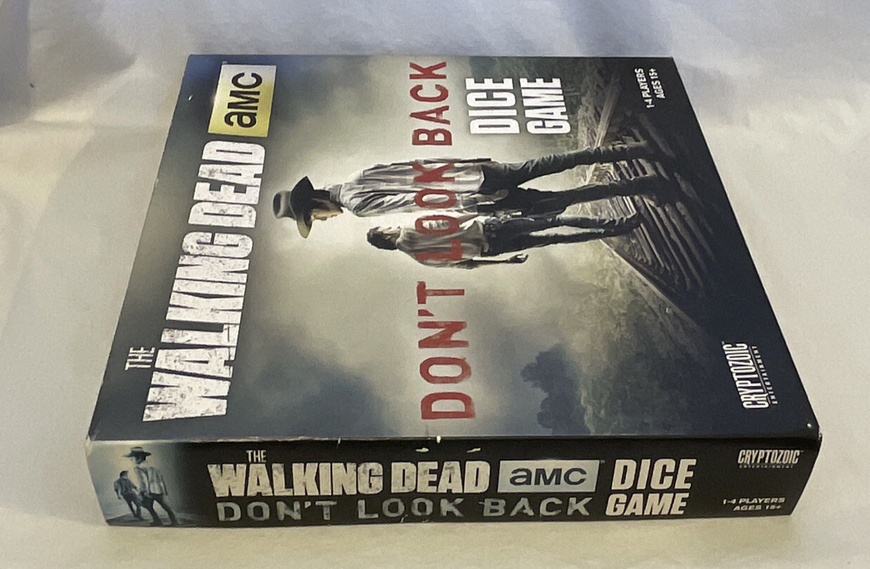 AMC The Walking Dead Don’t Look Back Dice Board Game Complete Clean