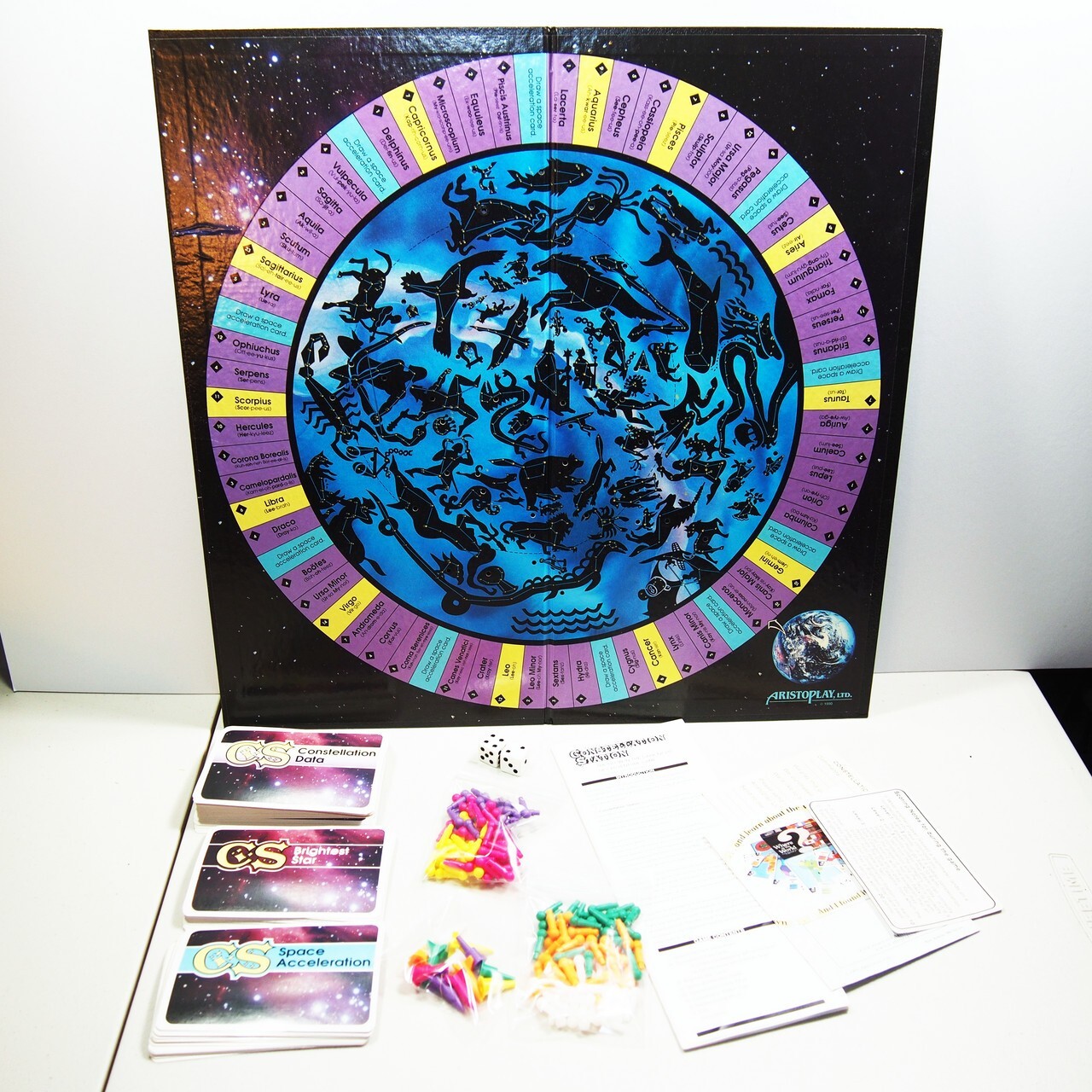 1990 Aristoplay – Constellation Station Vintage Game. Used, Complete!